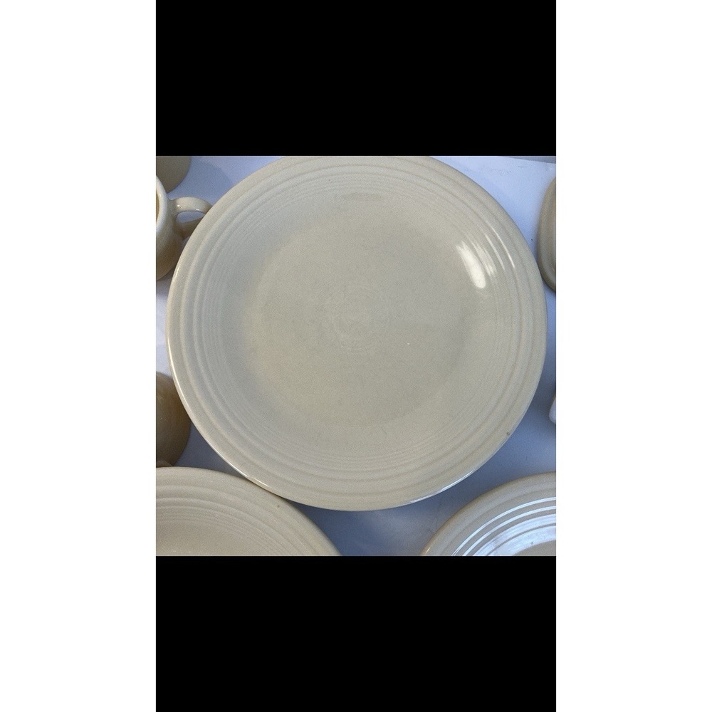 FIESTAWARE Fiesta Dinner Plate White  10.5 USA Homer Laughlin China Co Lead Free